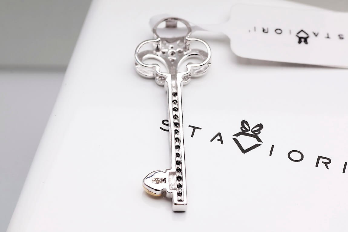 Emaga Złoty wisiorek WXD3423 - Diament